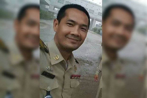 ឈាន ពិសិដ្ឋ ដែល​ត្រូវ​បណ្តេញ​ចេញ​ពី​នគរបាល​ជាតិ។ រូបថត ហ្វេសប៊ុក