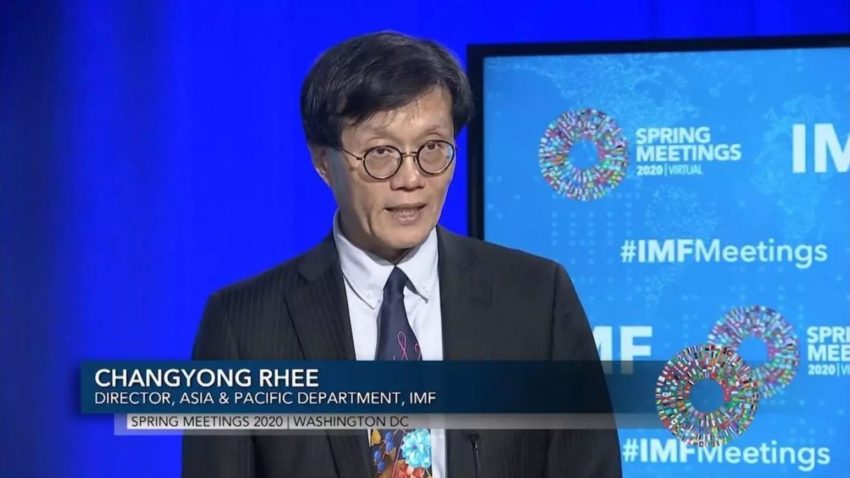 លោក Changyong Rhee ប្រធាន​នាយកដ្ឋាន​អាស៊ី​និង​​ប៉ាស៊ីហ្វិក នៃ​មូលនិធិ​រូបិយវត្ថុ​អន្ដរជាតិ IMF